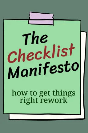 The Checklist Manifesto
