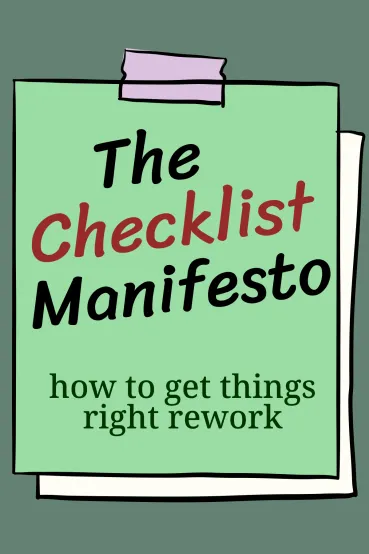 The Checklist Manifesto