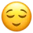 relieved face