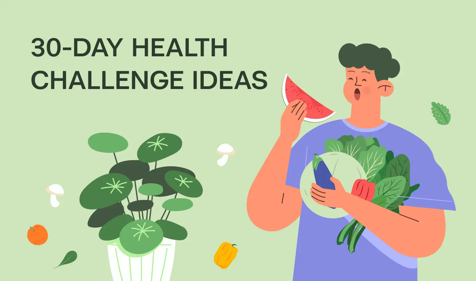 30-day health challenge ideas