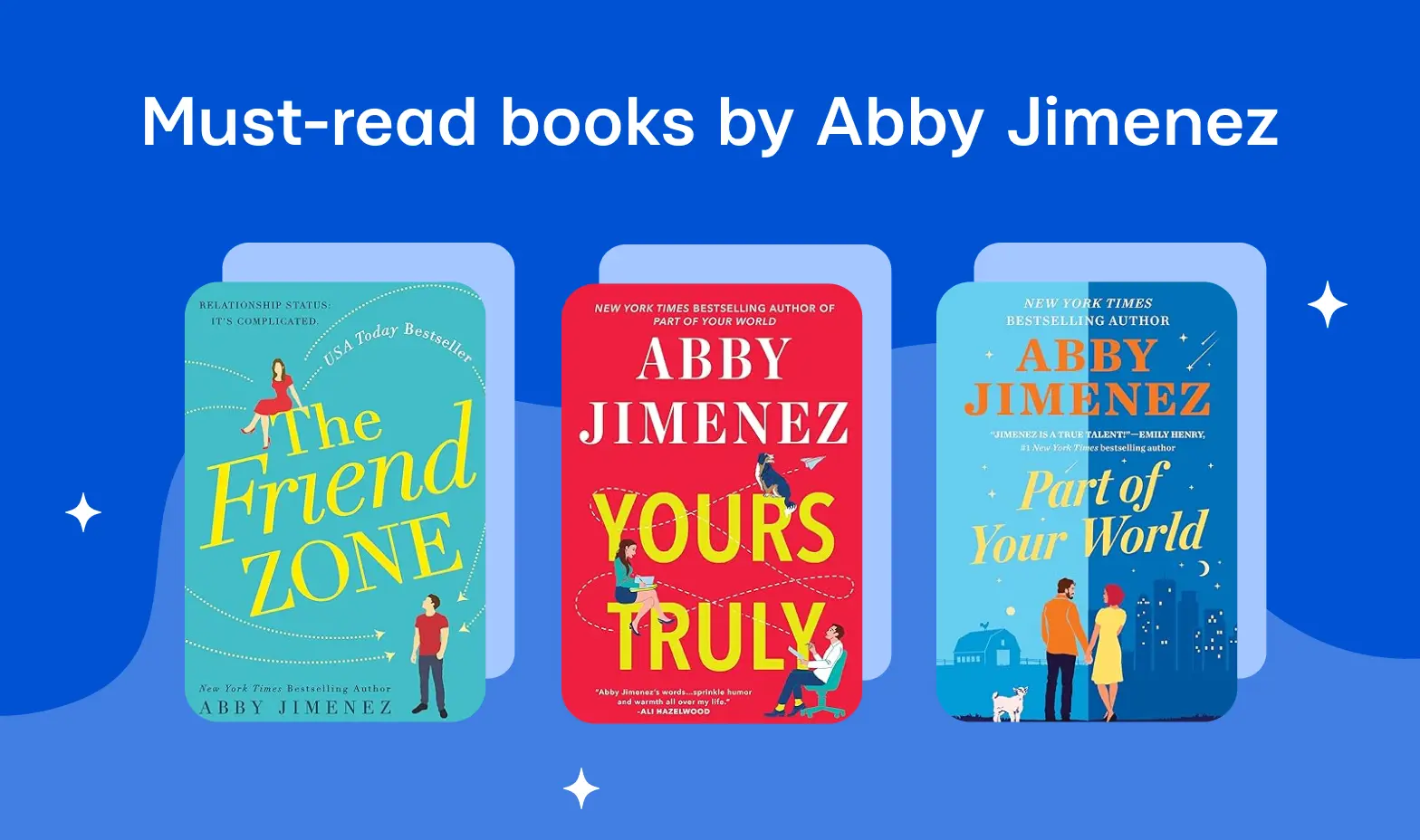 Must-read books by Abby Jimenez
