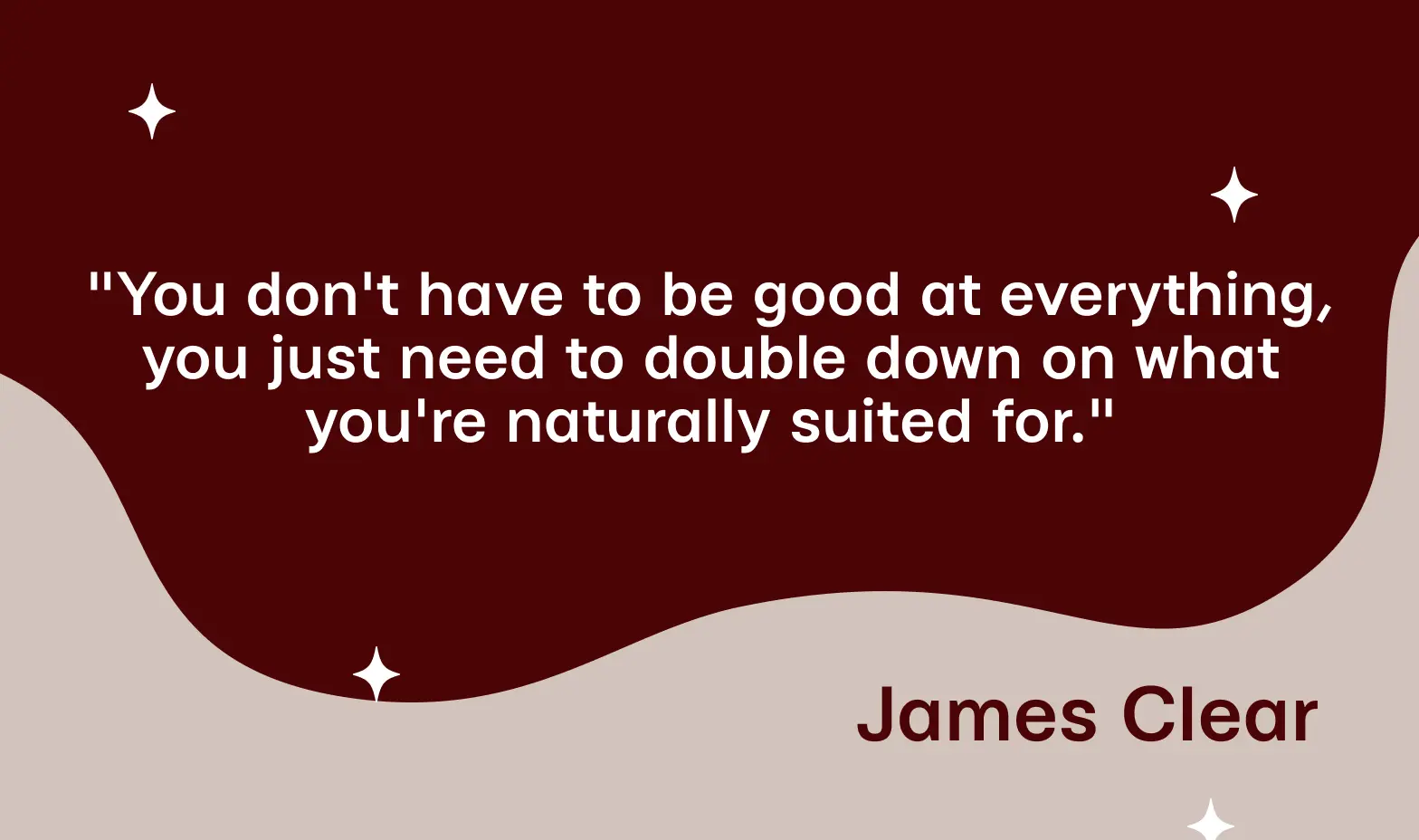 James Clear’s quote