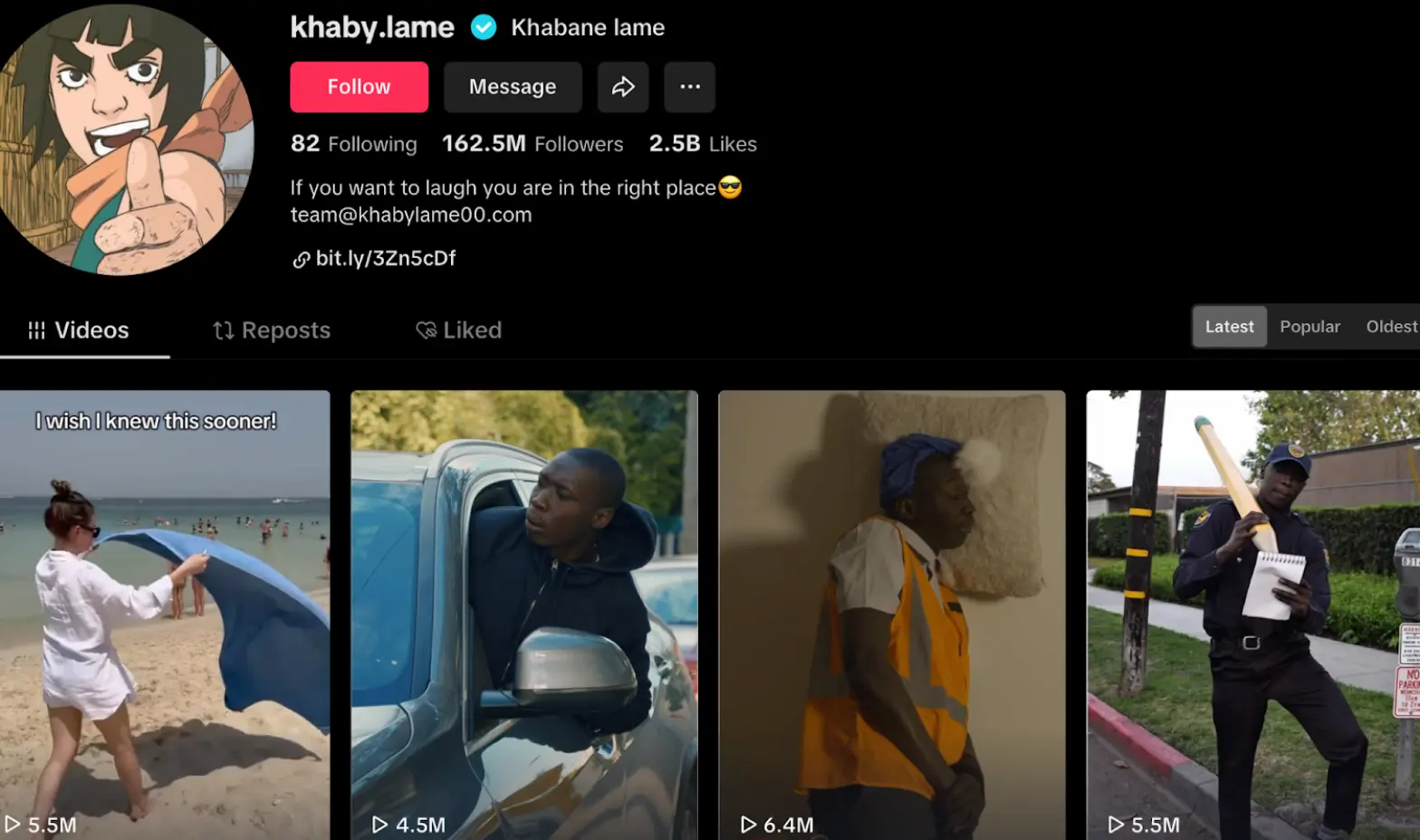 Khabane Lame’s profile