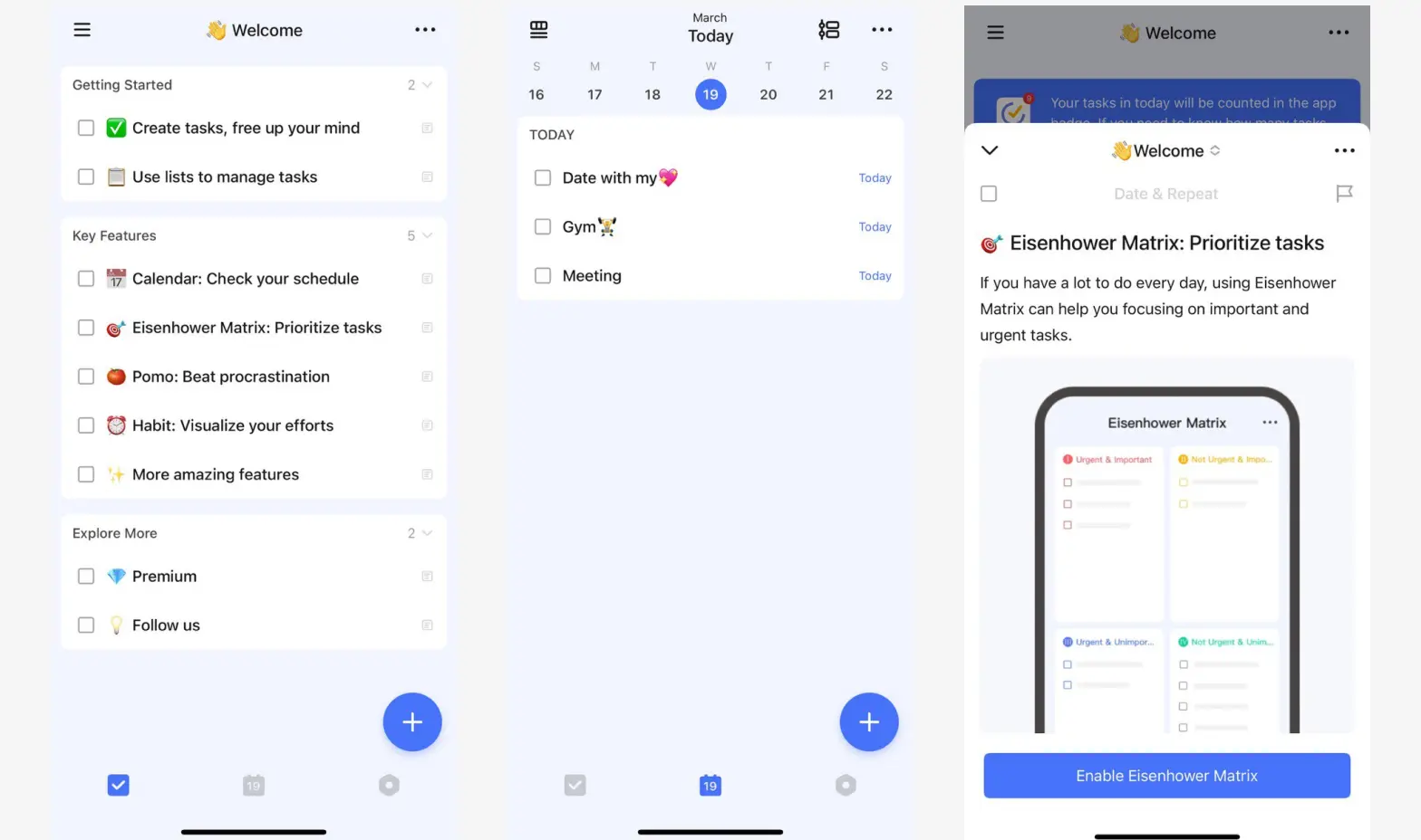 TickTick screenshot
