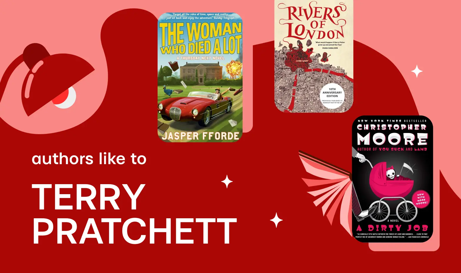 Authors similar to Terry Pratchett: Fantasies you’ll never forget