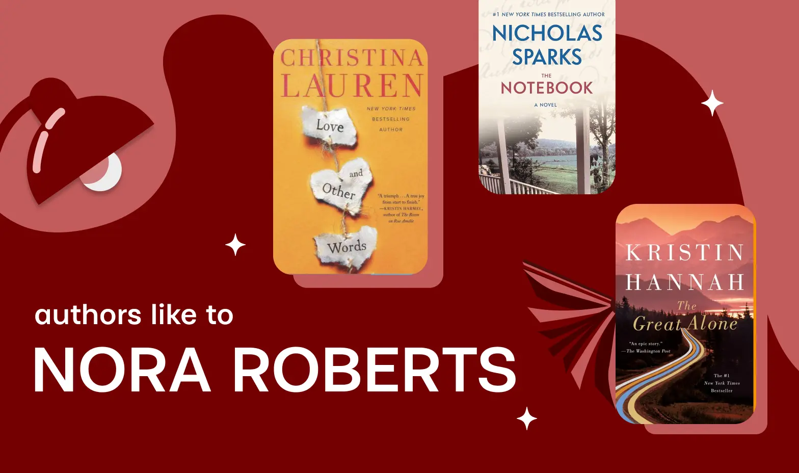 Here are six authors similar to Nora Roberts