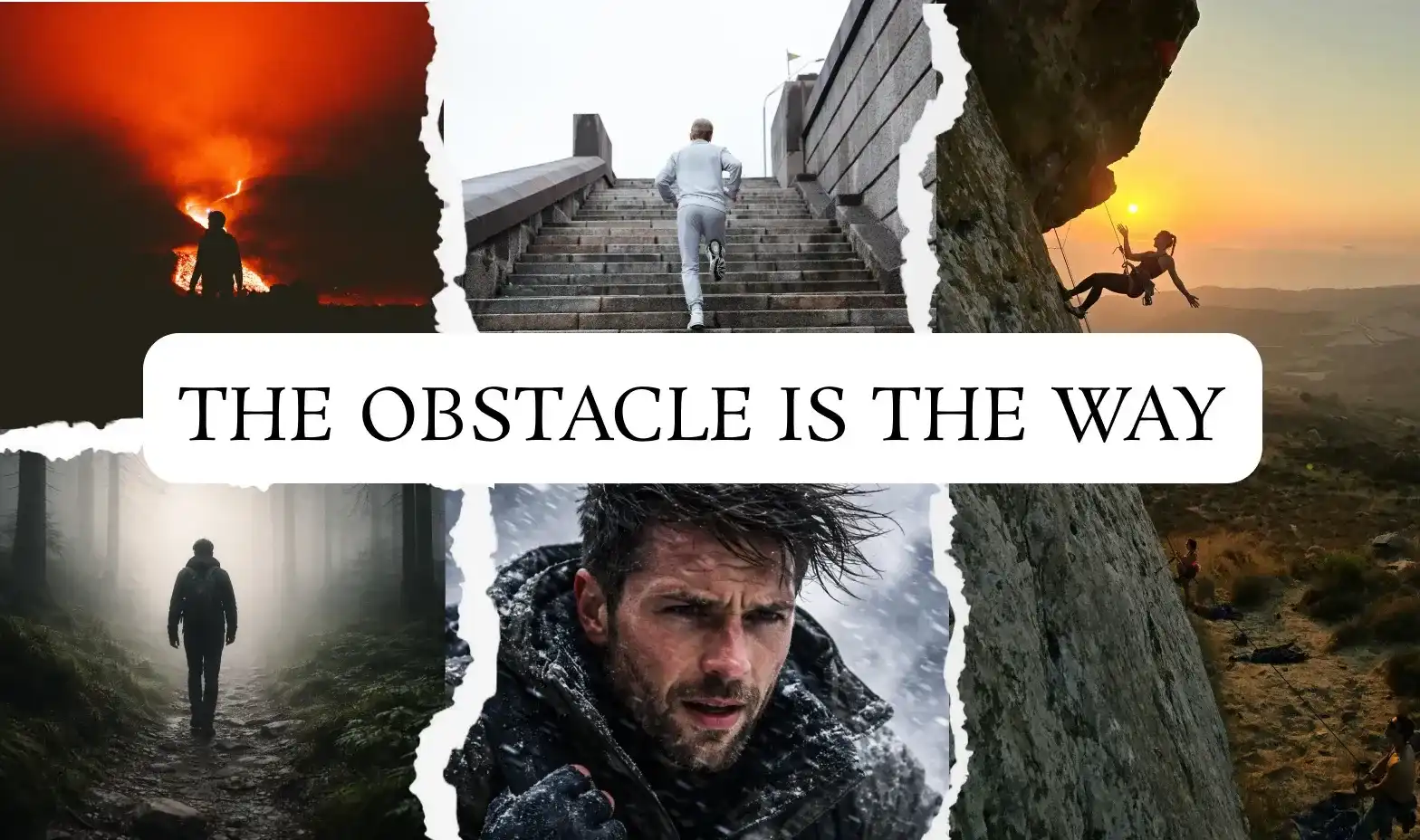 The Obstacle Is the Way Stoic principle of turning challenges into progress