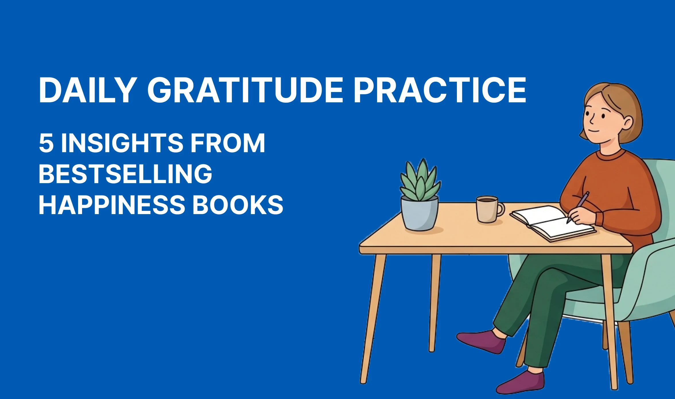 Daily gratitude practice: 5 insights from bestselling happiness books