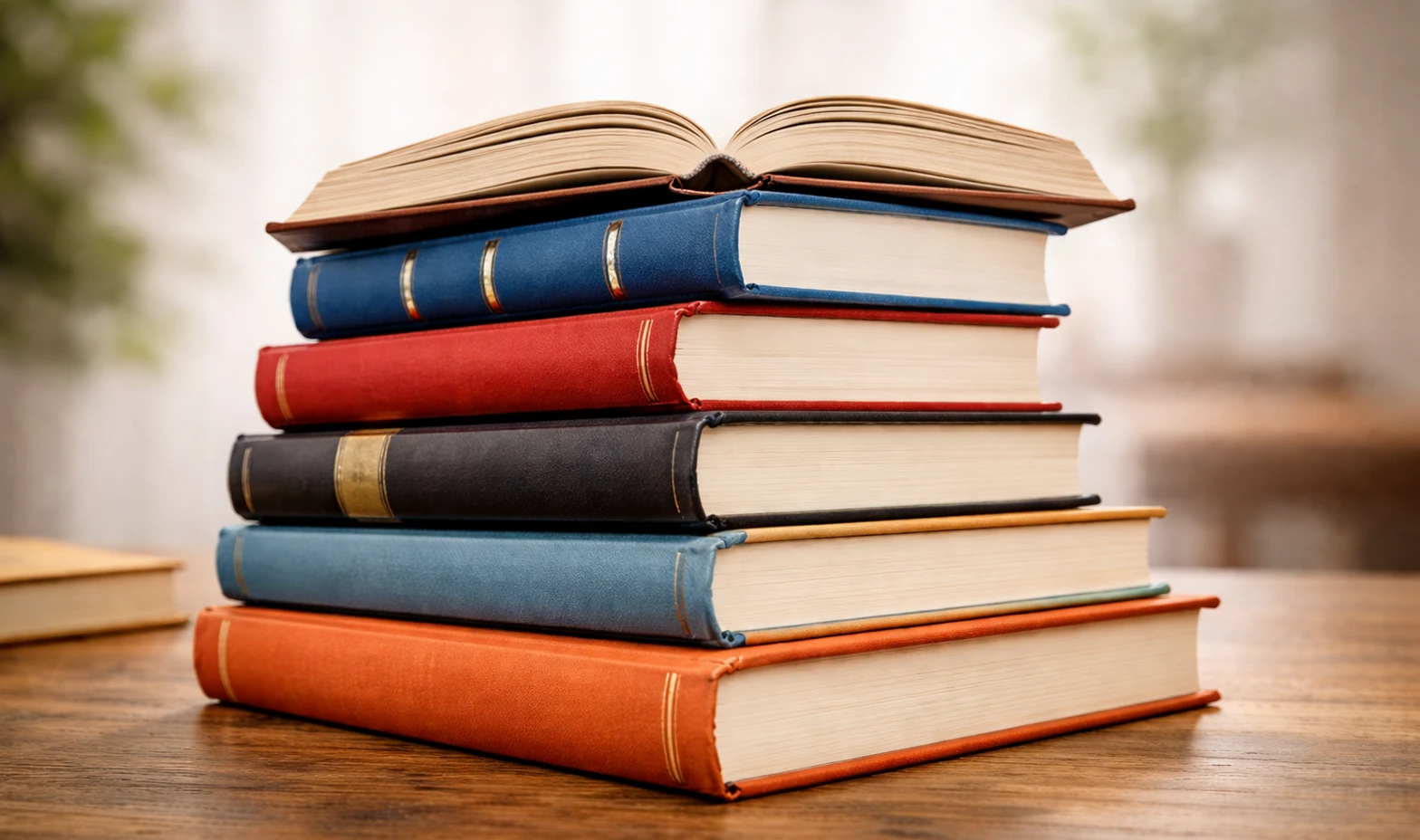 dictionaries on the table